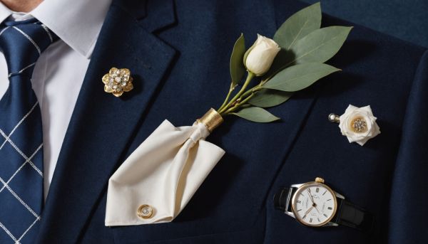 Accessoires pour parfaire votre tenue marié