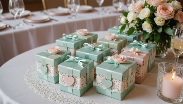 Boîtes à dragées : tendances pour mariage