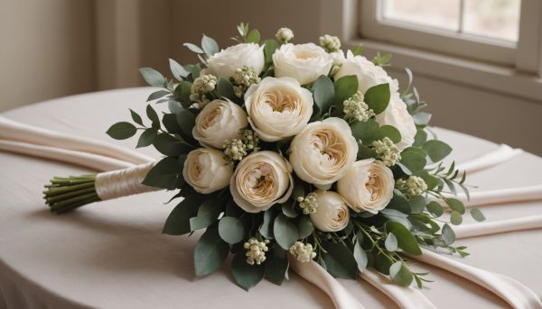Le bouquet de la mariée est indispensable ici
