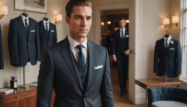 Le costume sur mesure pour le marié chic