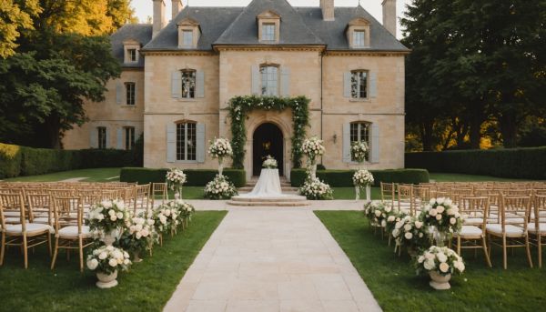 Les châteaux sont parfaits pour les mariages